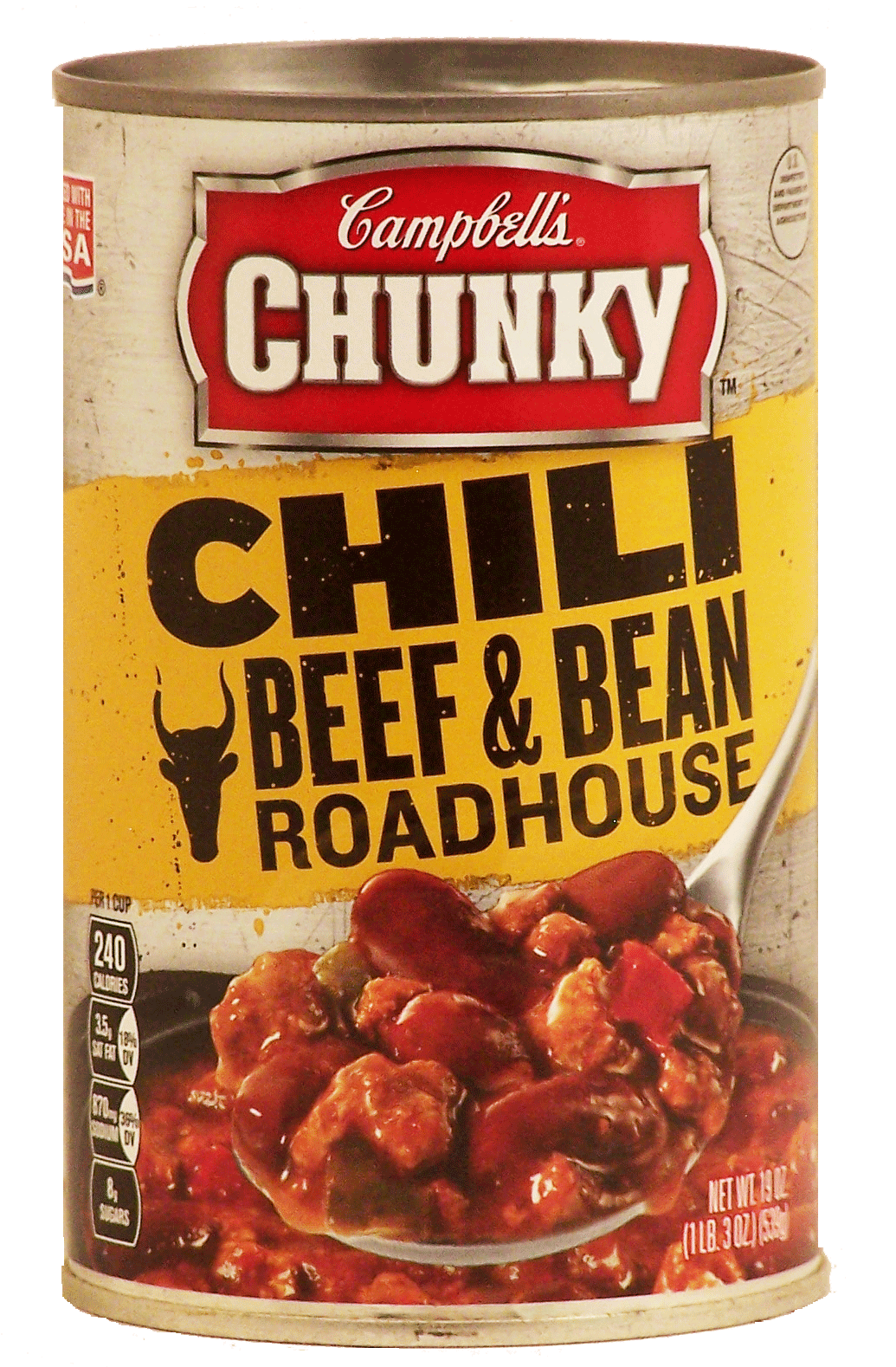 Campbell's Chunky chili with beans, roadhouse beef & bean chili Full-Size Picture